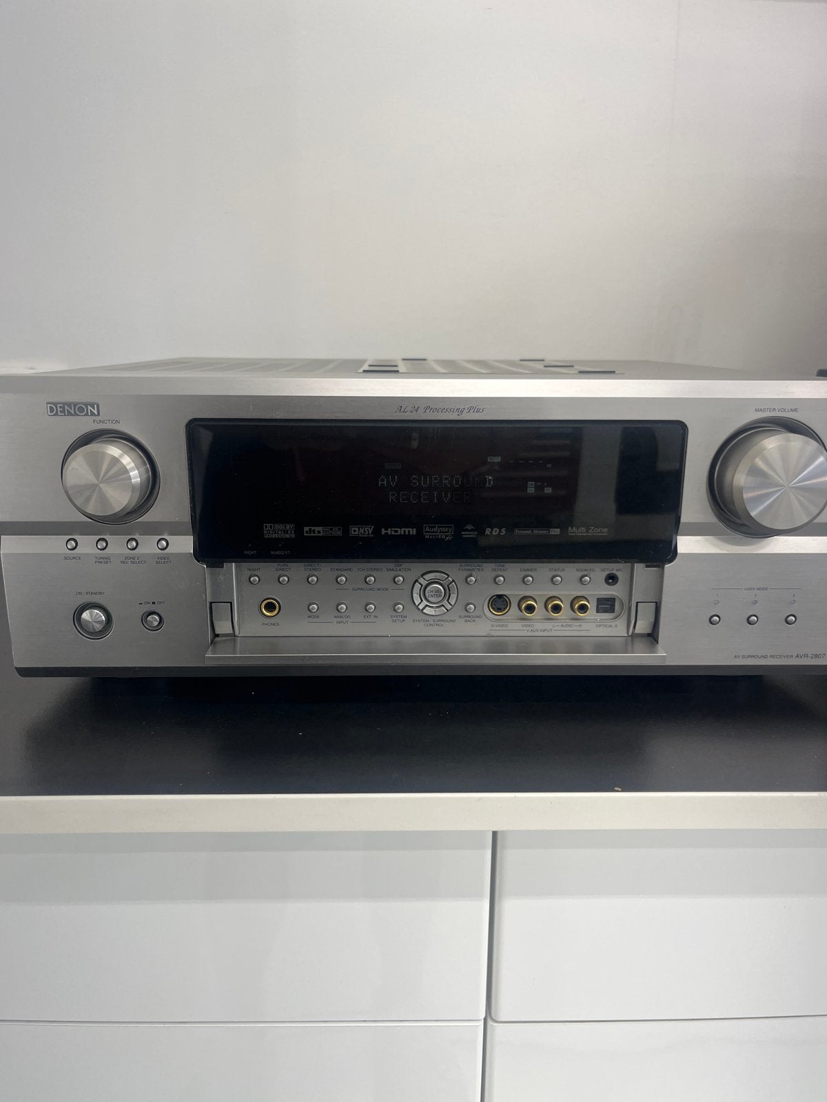 Denon AVR-2807 defect - voor reparatie of onderdelen, Ophalen, Denon, Niet werkend, 120 watt of meer