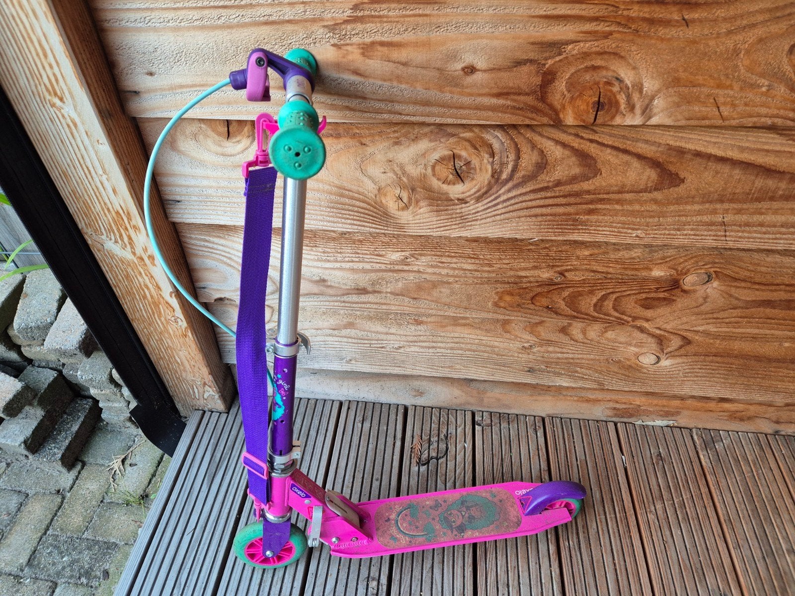 Oxelo kinderstep roze/paars - Gebruikt, Fietsen en Brommers, Steps, Gebruikt, Gewone step, Ophalen