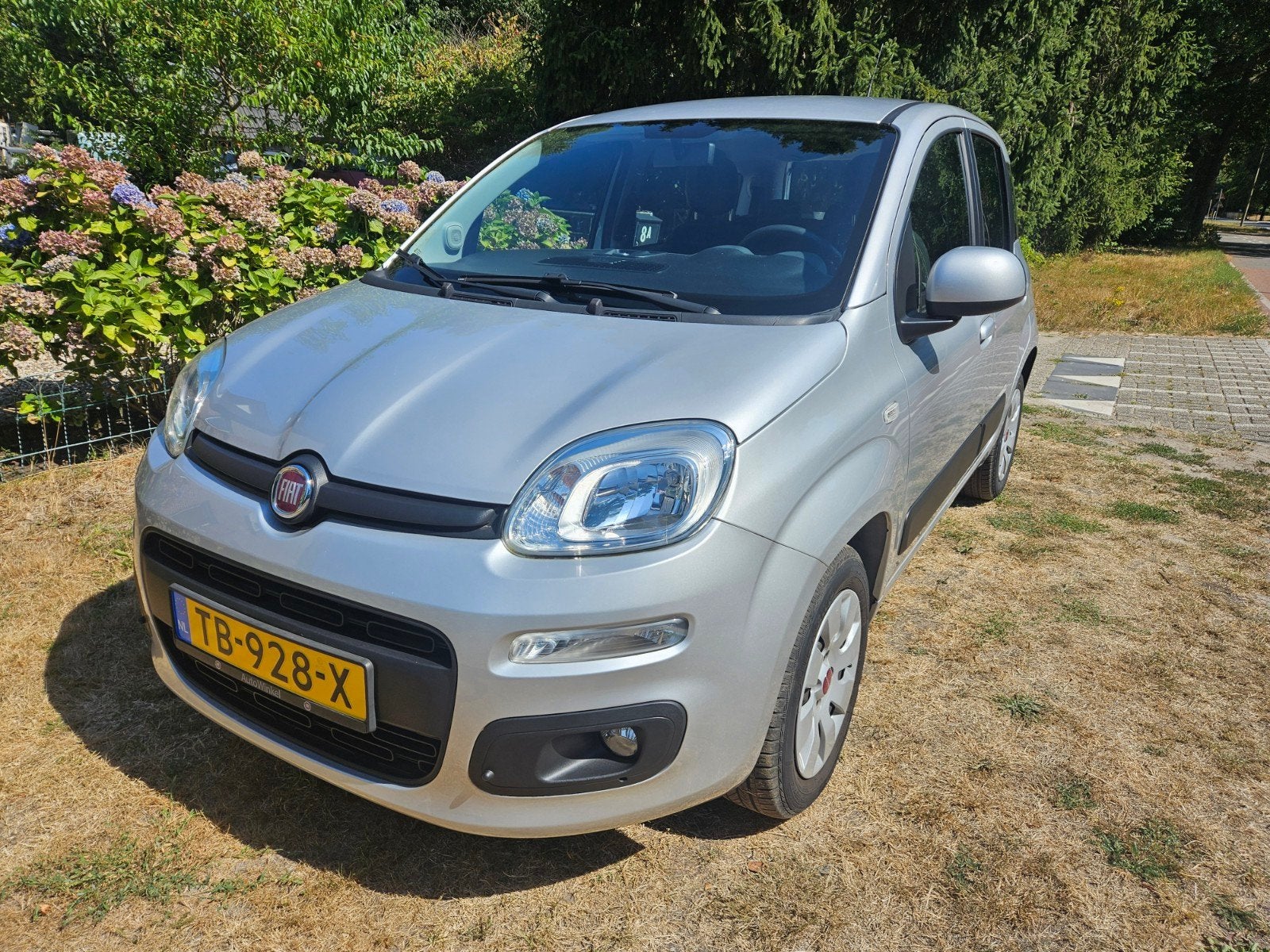 Fiat Panda Twinair Turbo 80PK Dualogic Automaat 2018 Grijs, Auto's, Fiat, 40 €/maand, Panda, Origineel Nederlands, 26 km/l