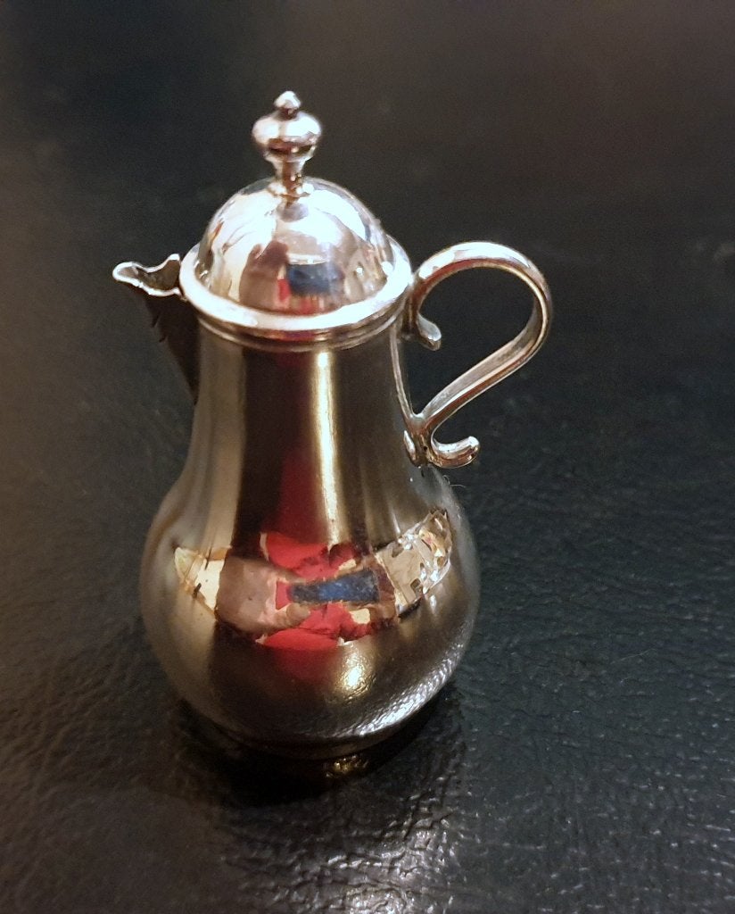 Antieke SNAVELKAN zilver miniatuur Amsterdam 1747 !!MINT!!, Ophalen of Verzenden, Zilver
