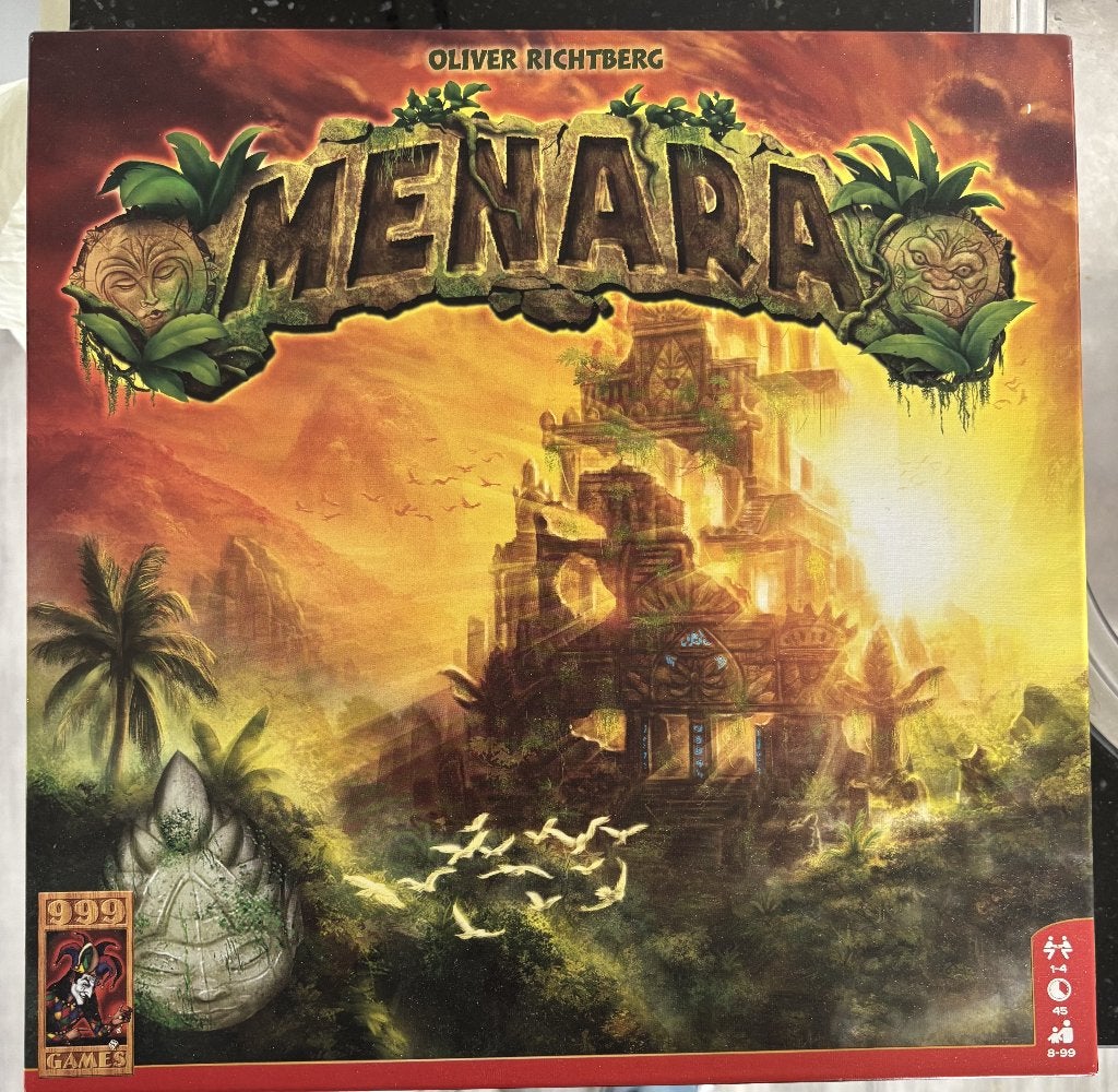 Menara, Hobby en Vrije tijd, Gezelschapsspellen | Bordspellen, Een of twee spelers, Ophalen of Verzenden, Gebruikt, 999 Games