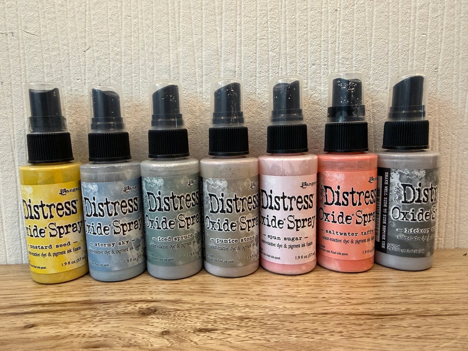 Distress Oxide spray (7 flesjes), Ophalen of Verzenden, Zo goed als nieuw