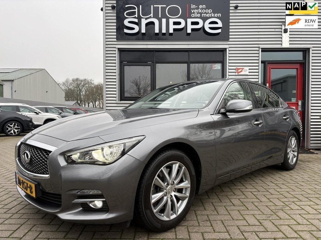 Infiniti Q50 2.0t Business Premium 211 PK -AUTOMAAT-VOLLEDER, Auto's, Infiniti, Bedrijf, Te koop, Q50, ABS, Achteruitrijcamera