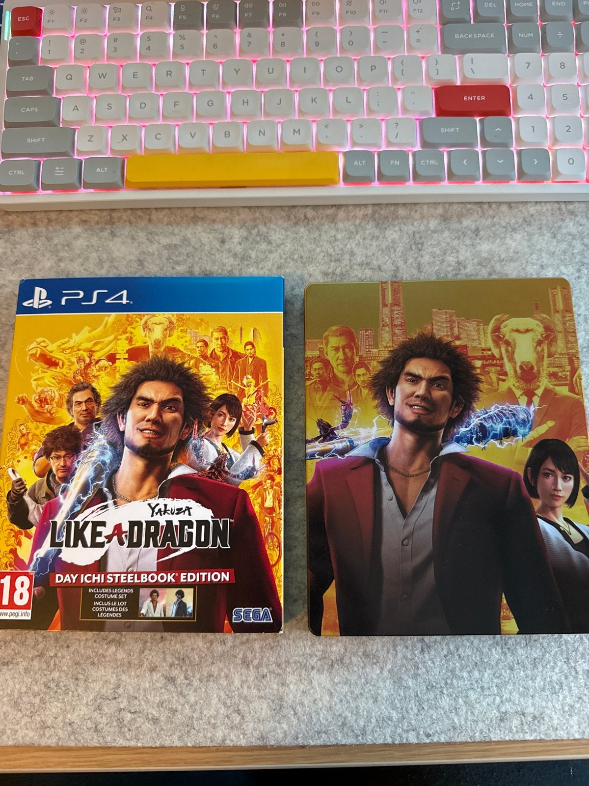 Yakuza Like a Dragon PS4 Day Ichi Steelbook Edition, Vanaf 18 jaar, 1 speler, Ophalen of Verzenden, Zo goed als nieuw