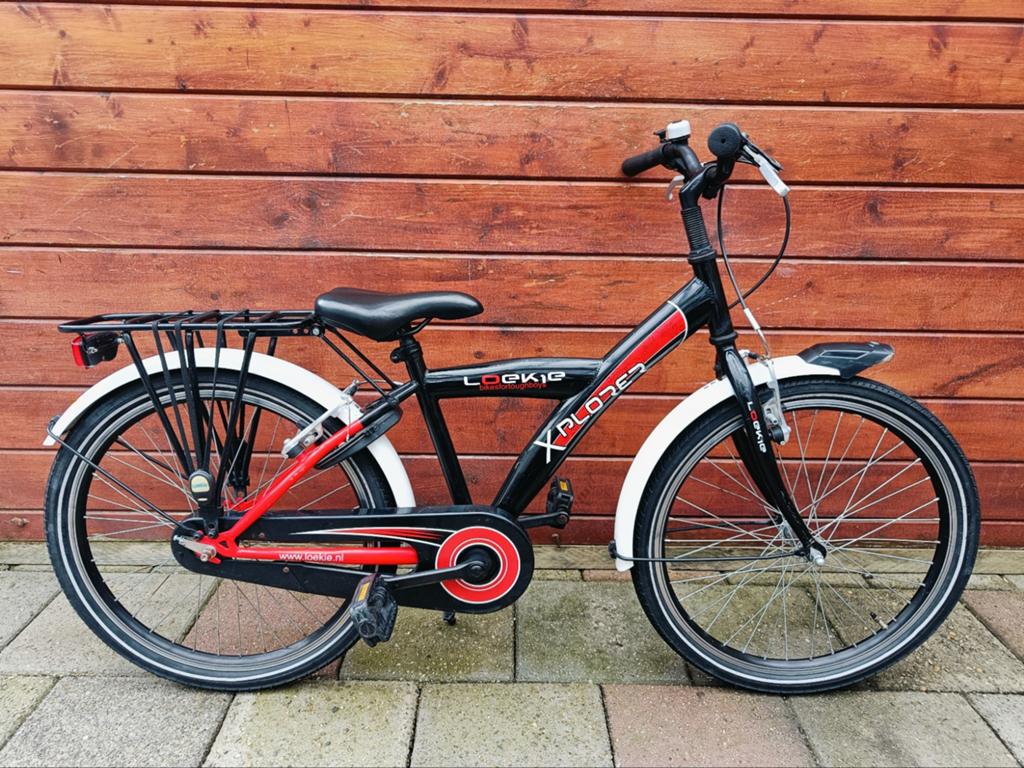 Prachtige Loekie Xplorer 22 inch jongensfiets, Fietsen en Brommers, Fietsen | Jongens, Ophalen, Terugtraprem, 22 inch, Loekie Xplorer