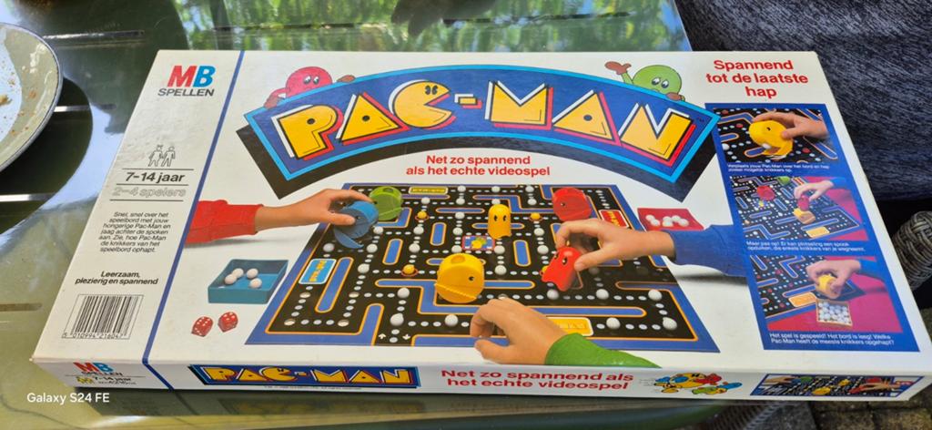 PAC-MAN Bordspel. Gebruikt maar compleet en netjes!, Ophalen, Gebruikt