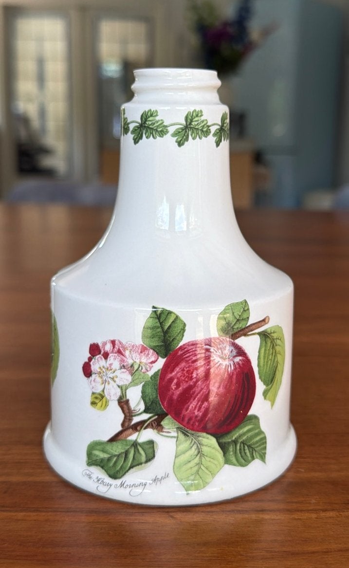 Portmeirion Pomona fles vaas, Ophalen of Verzenden, Zo goed als nieuw, Porselein