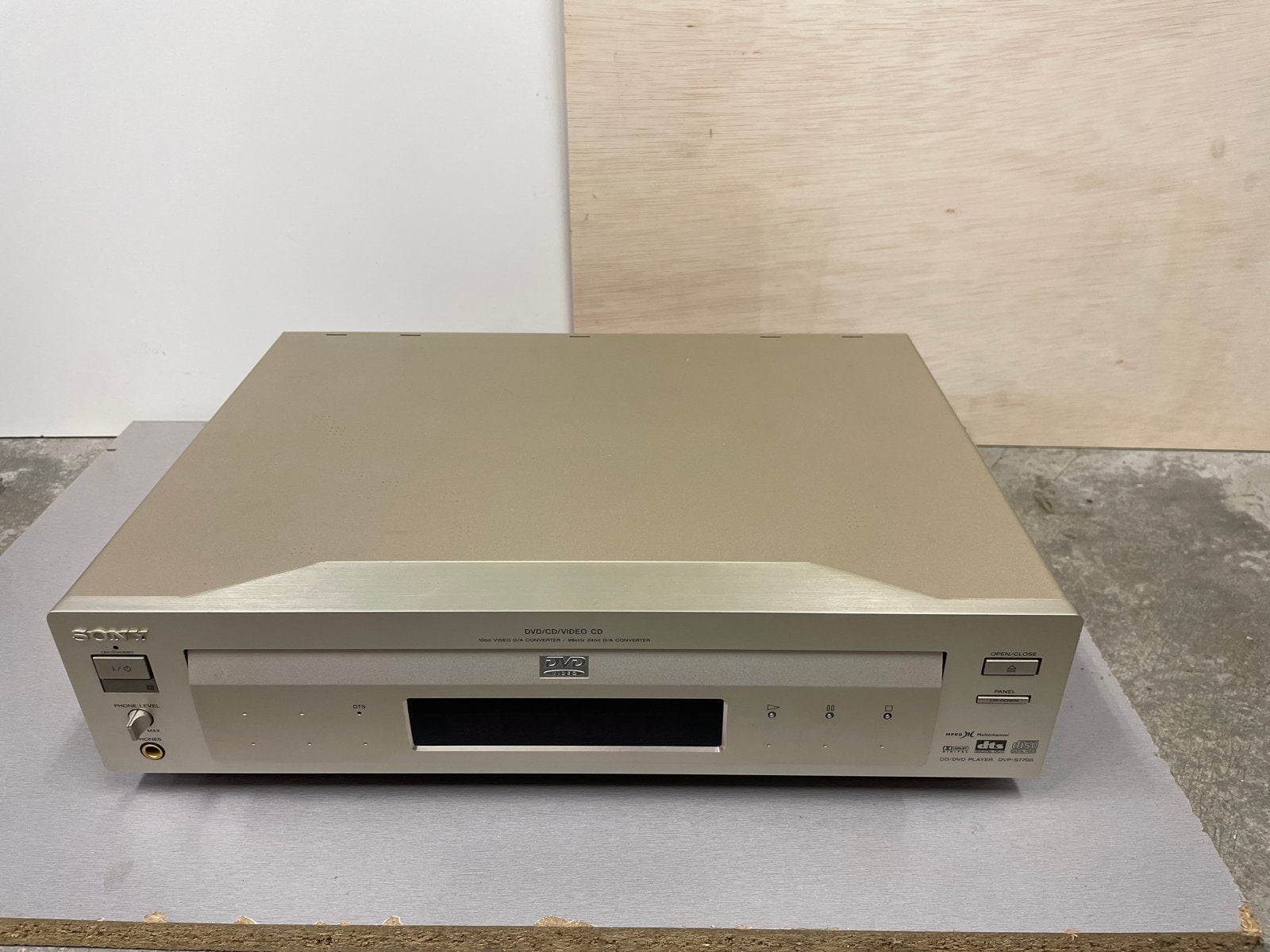 Sony DVP-S7700 CD/DVD Speler met Afstandsbediening, Ophalen of Verzenden, Gebruikt, Dvd-speler, Sony