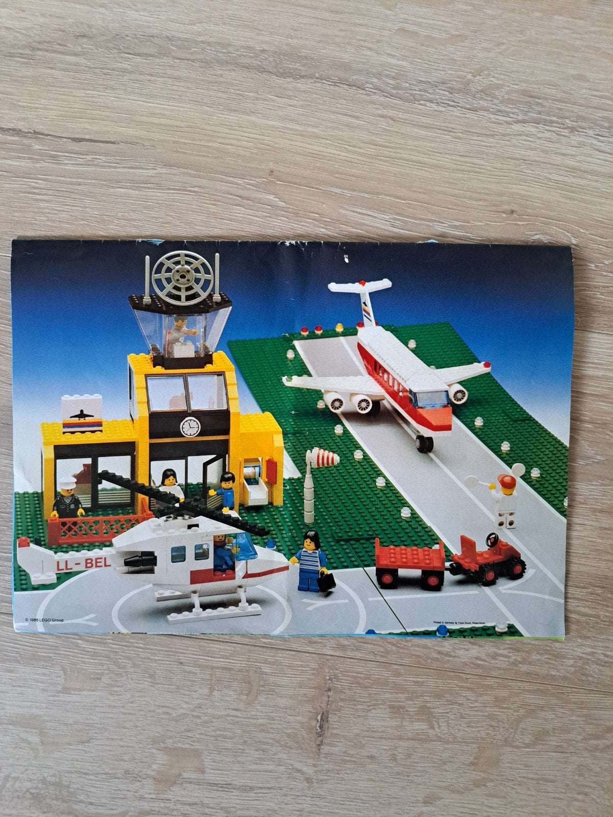 LEGO, Originele, jaren 90. VLIEGVELD met grondplaten, Ophalen, Gebruikt, Lego