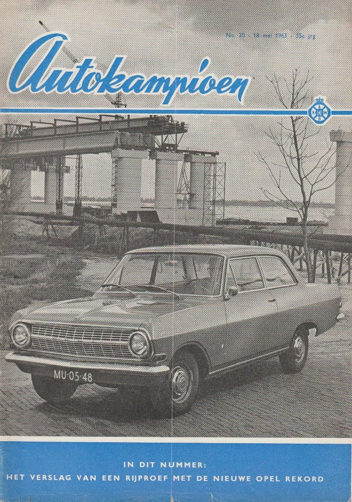Opel Rekord A test in Autokampioen 1963, Gelezen, Opel, Ophalen of Verzenden, Autokampioen