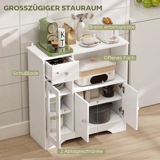 Keukenkastje – Opbergkast – Dressoir – Vitrinekast, Corvance B.V., Verzenden, Nieuw, Corvancebol@gmail.com