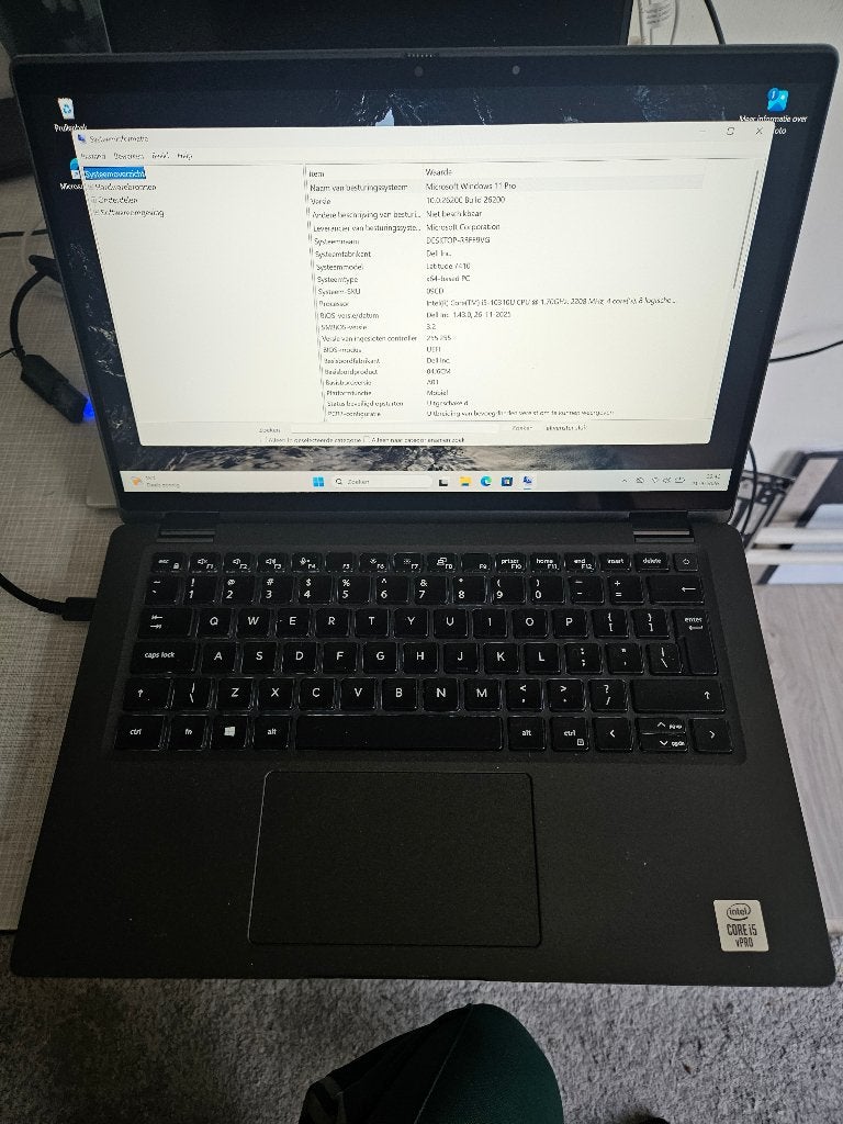 Dell Latitude 7410 360 Touchscreen i5-10Th/16GB/256GB/€250, Computers en Software, Ophalen of Verzenden, Zo goed als nieuw, 14 inch