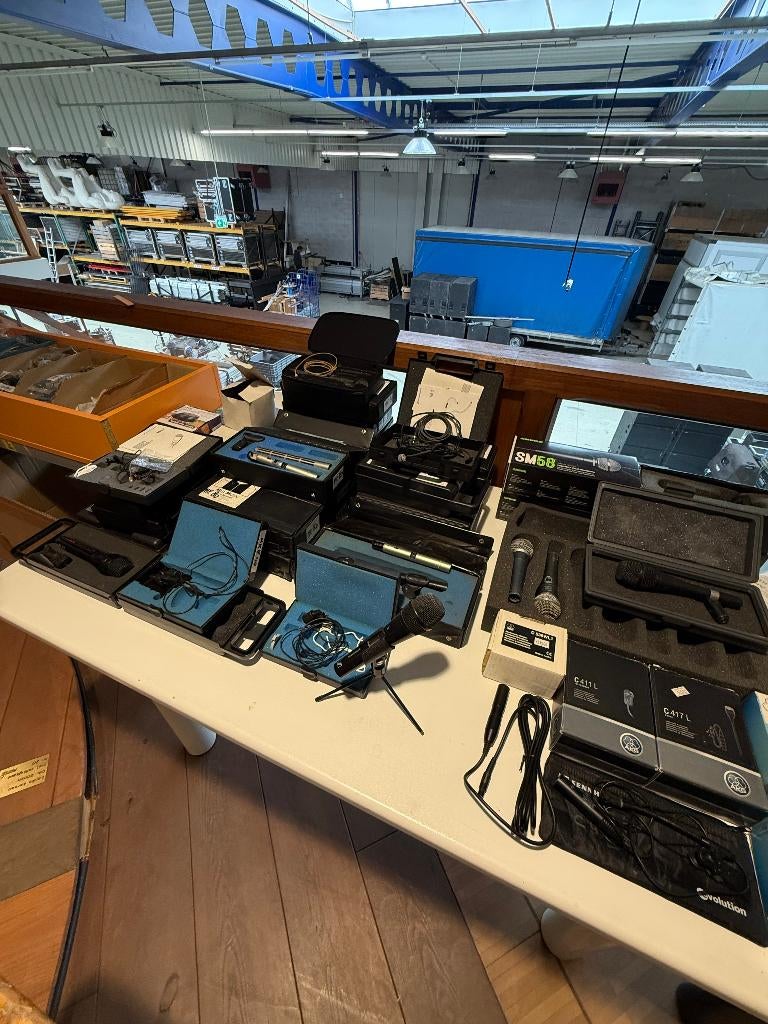 Microfoons, Shure, Sennheiser, AKG, DAP, Audio Technica, Ophalen, Gebruikt, Zangmicrofoon