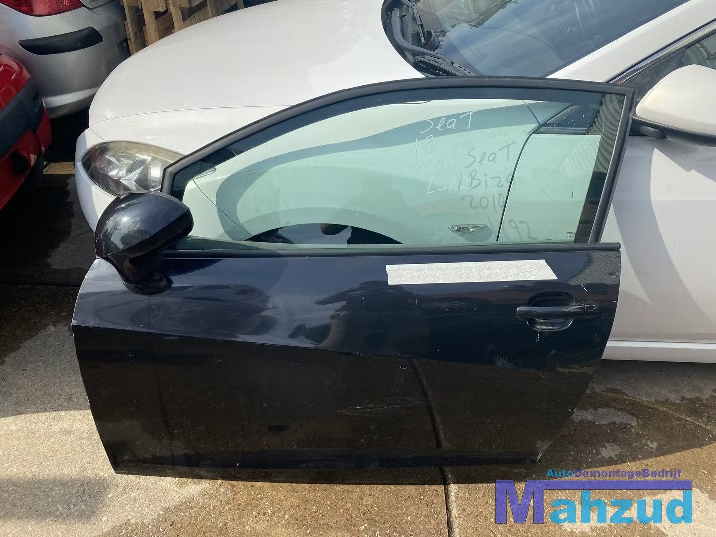 Seat Ibiza 4 linker voor deur 2deurs zwart compleet LC9Z, Gebruikt, Autovia A-2, Km 585 585
08760  Martorell, ES, Ophalen of Verzenden