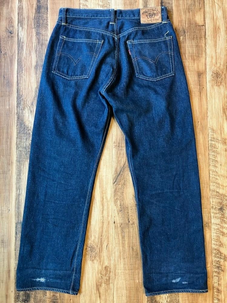 J-BAR-J 301XX W32 x L29 Vintage Japanese Selvedge Denim, Blauw, W32 (confectie 46) of kleiner, Ophalen of Verzenden, Zo goed als nieuw