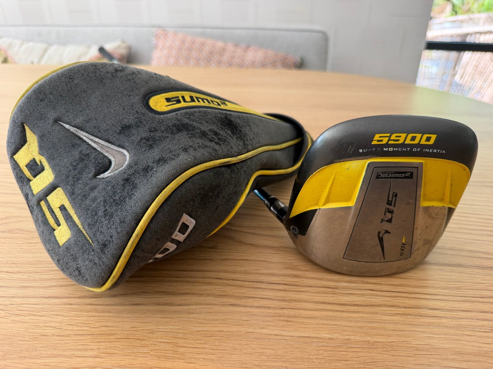Nike SQ SUMO 5900 Driver 10.5 met headcover, Sport en Fitness, Golf, Ophalen, Gebruikt, Club, Overige merken