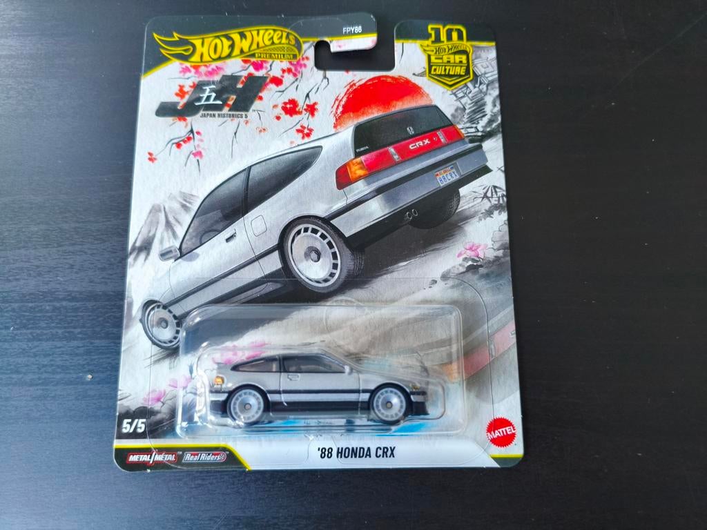 Hot Wheels '88 Honda CRX - Japan Historics 3, Ophalen of Verzenden, Nieuw, Auto