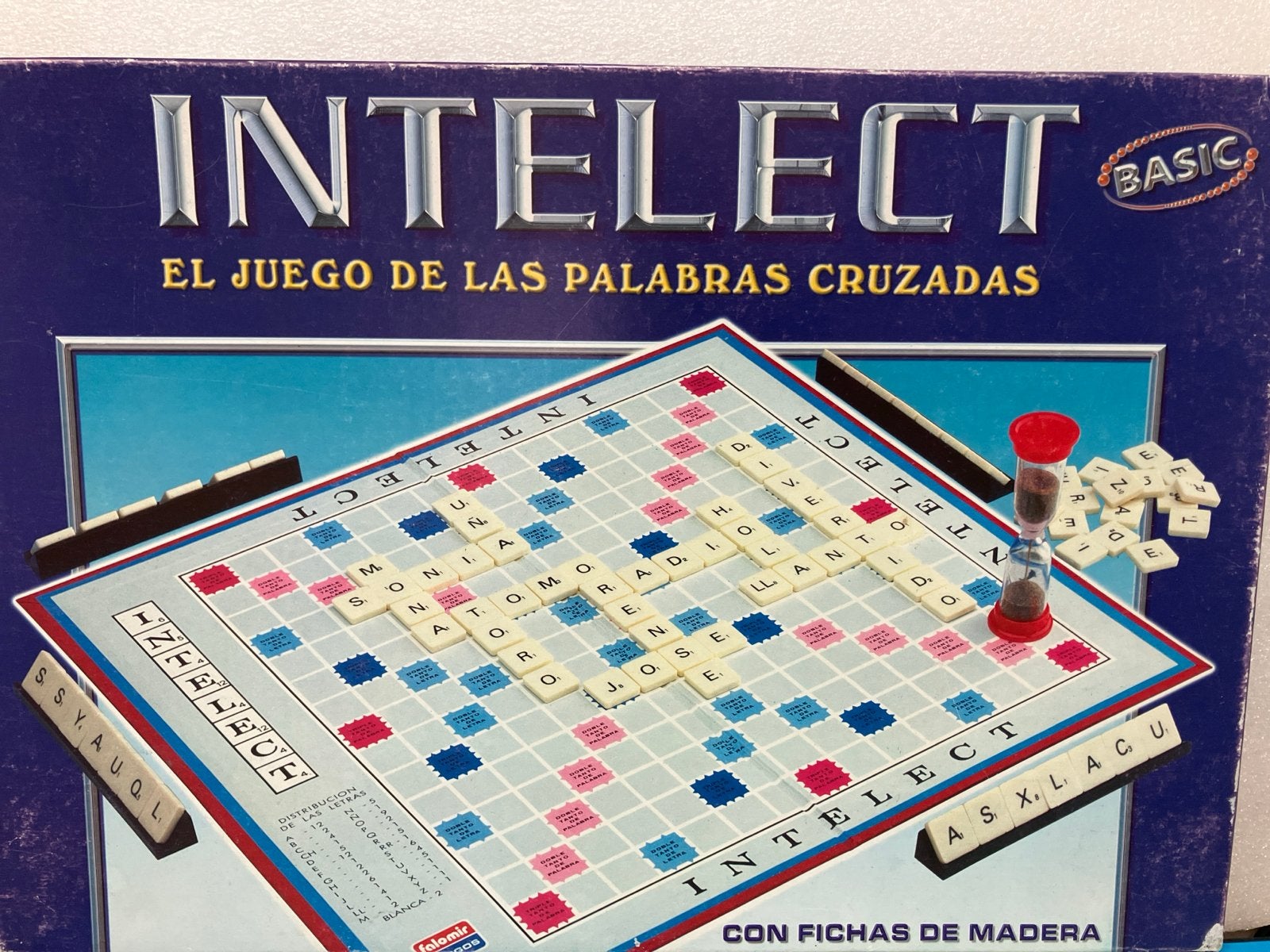Intellect Basic: Het Spaanse kruiswoordspel, Drie of vier spelers, Ophalen of Verzenden, Zo goed als nieuw
