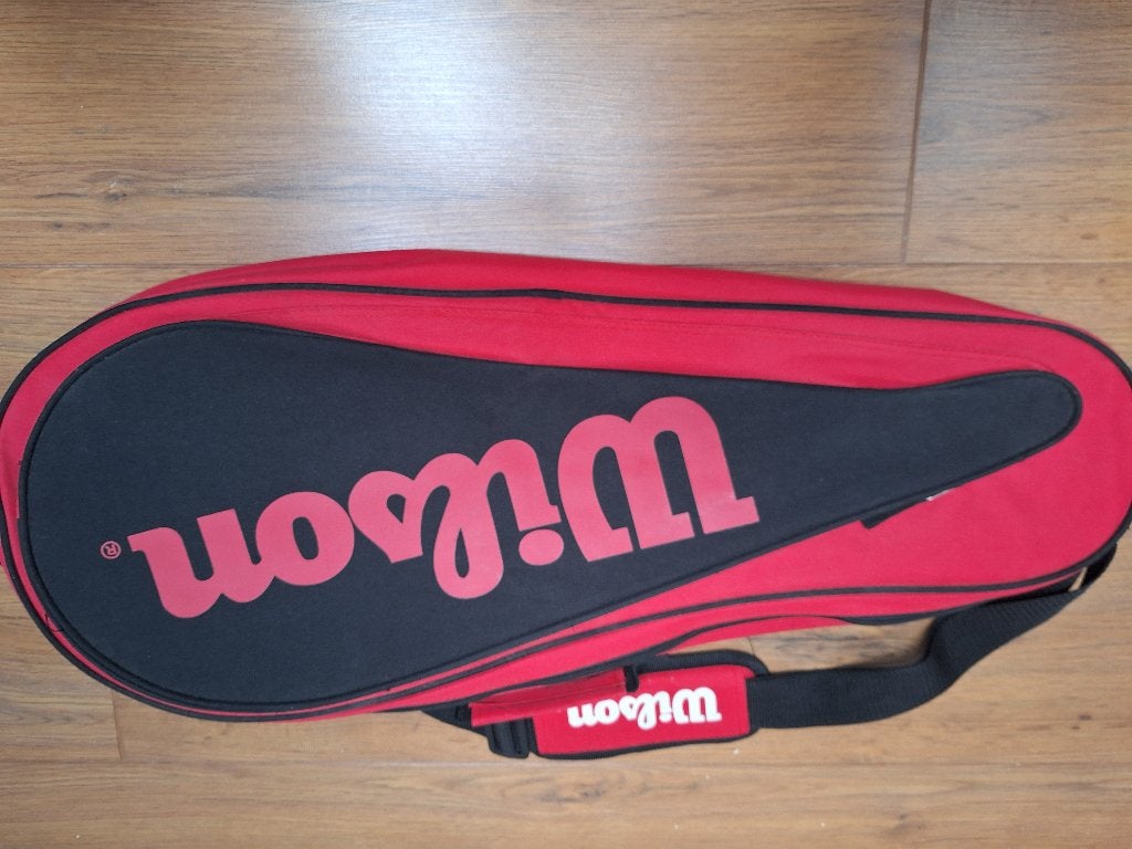 Tennisracket (Wilson) + tas, Ophalen of Verzenden, Zo goed als nieuw, Tas, Wilson