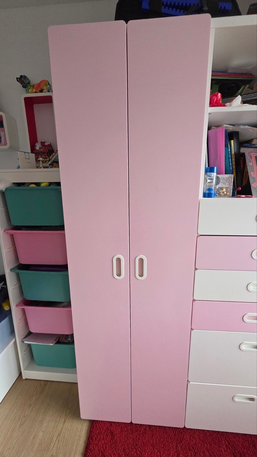 Fritids deuren en lades roos (voor ikea stuva kasten), Ophalen, Gebruikt, 50 tot 70 cm, 105 cm of meer