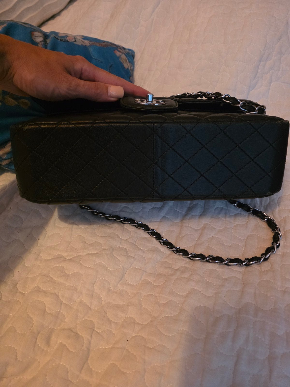 Chanel Classic Flap Bag Zwart, Ophalen of Verzenden, Gebruikt, Zwart, Schoudertasje