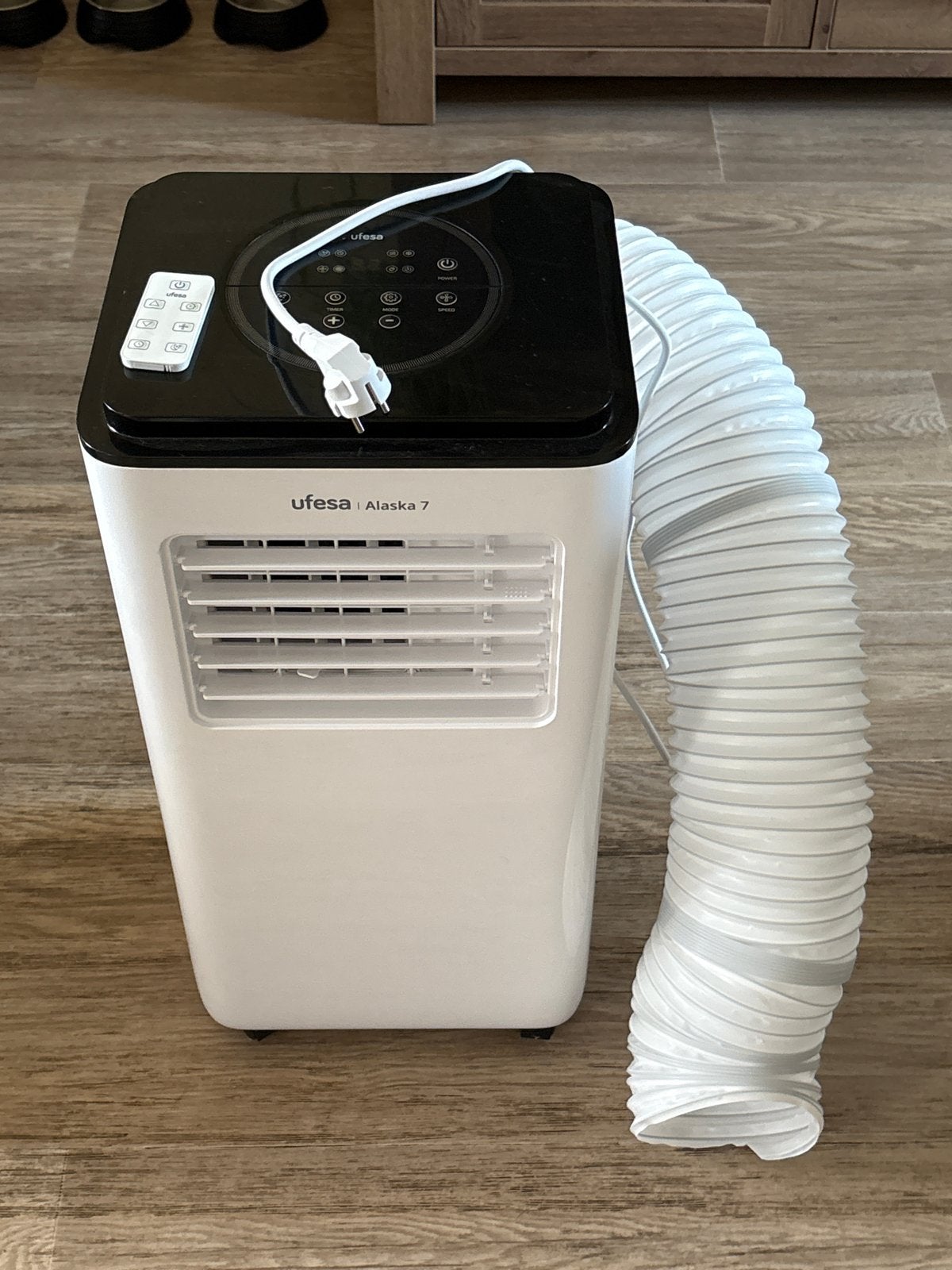 Ufesa Alaska 7 Mobiele Airco met Afstandsbediening, Witgoed en Apparatuur, Ophalen, Minder dan 60 m³, 3 snelheden of meer, Zo goed als nieuw