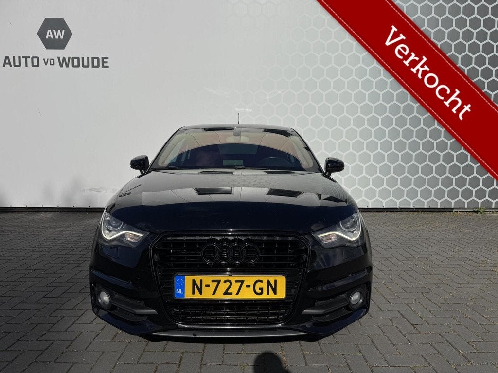 Audi A1 1.4 TFSI Ambition Pro Line 18 inch Rotor Leer Xenon, Voorwielaandrijving, Euro 5, Zwart, 4 stoelen