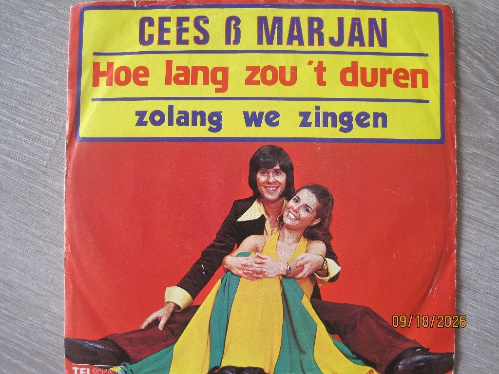 Cees & Marjan   -   Hoe lang zou 't duren, Fotohoes, 7 inch, Ophalen of Verzenden, Zo goed als nieuw