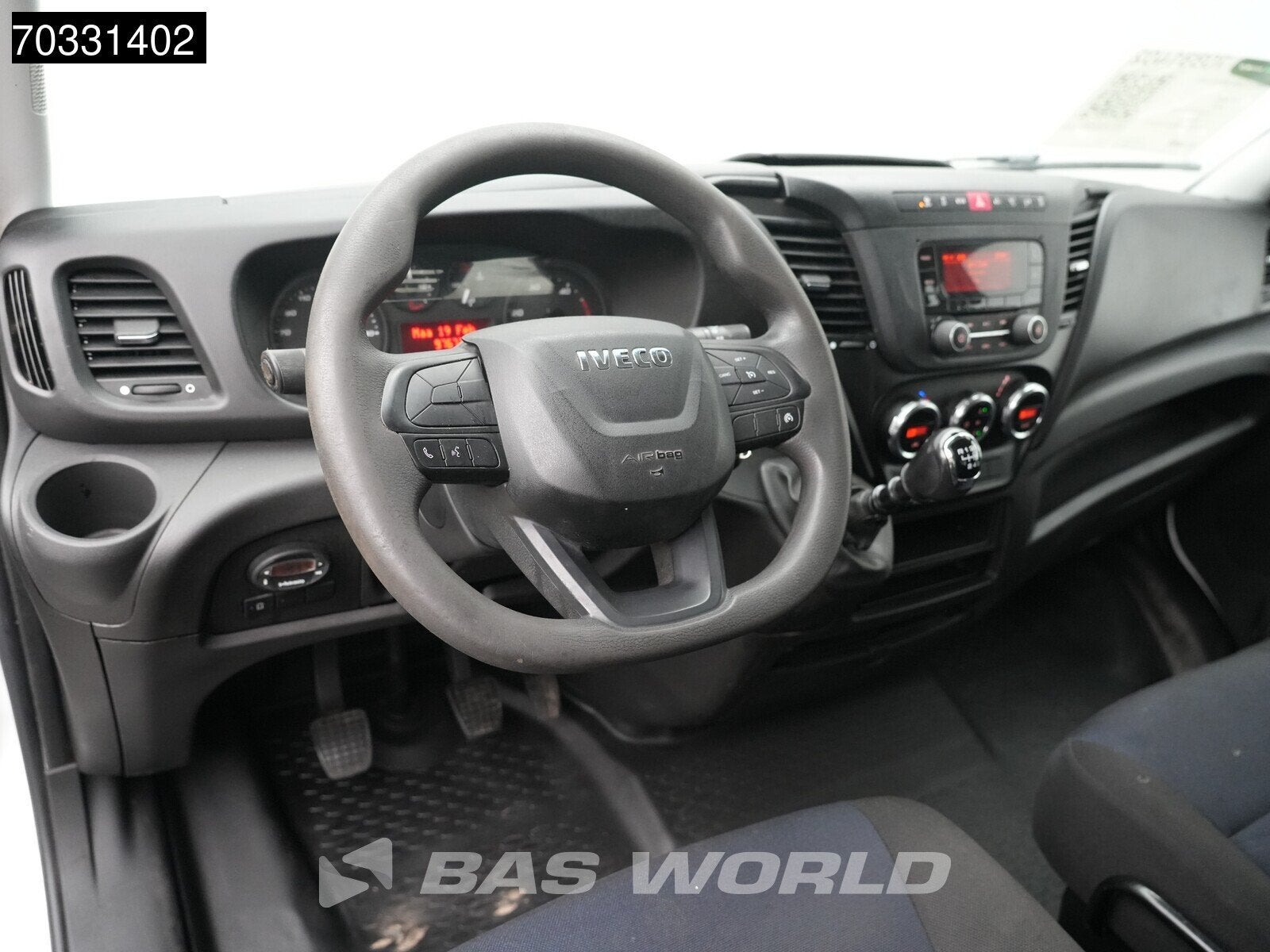 Iveco Daily 35S14 Open Laadbak 3,5t Trekhaak Airco Cruise Eu, Auto's, Stof, Gebruikt, Euro 6, Iveco