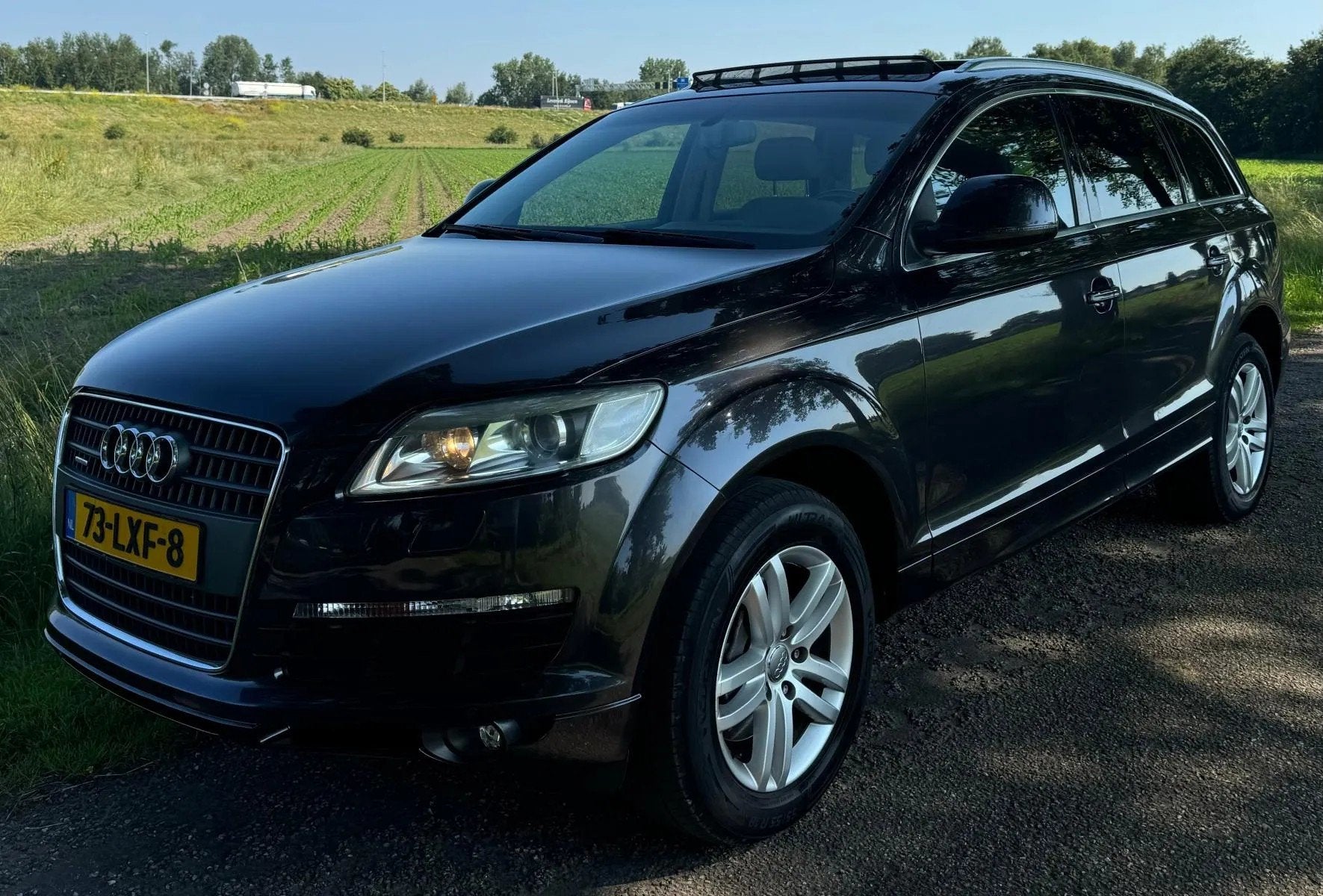 Audi Q7 4.2 FSI quattro 2006 350PK PANO CLIMA YOUNGTIMER, Auto's, Audi, Automaat, Gebruikt, Leder, Bedrijf