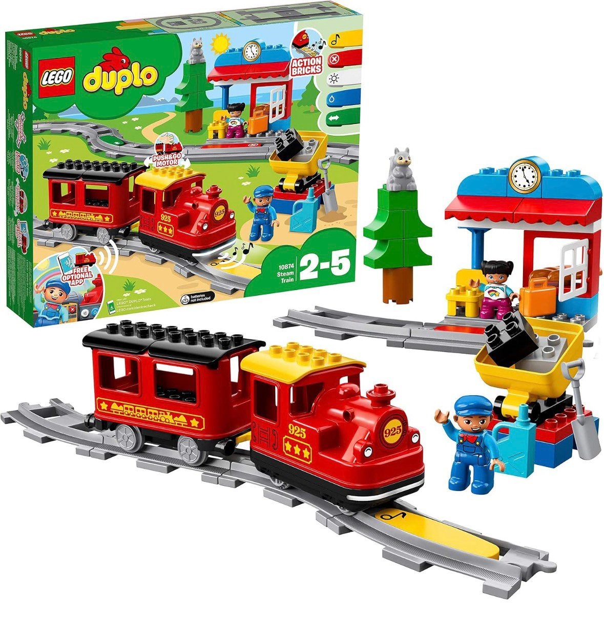 Lego DUPLO 10874, Ophalen, Zo goed als nieuw, Duplo