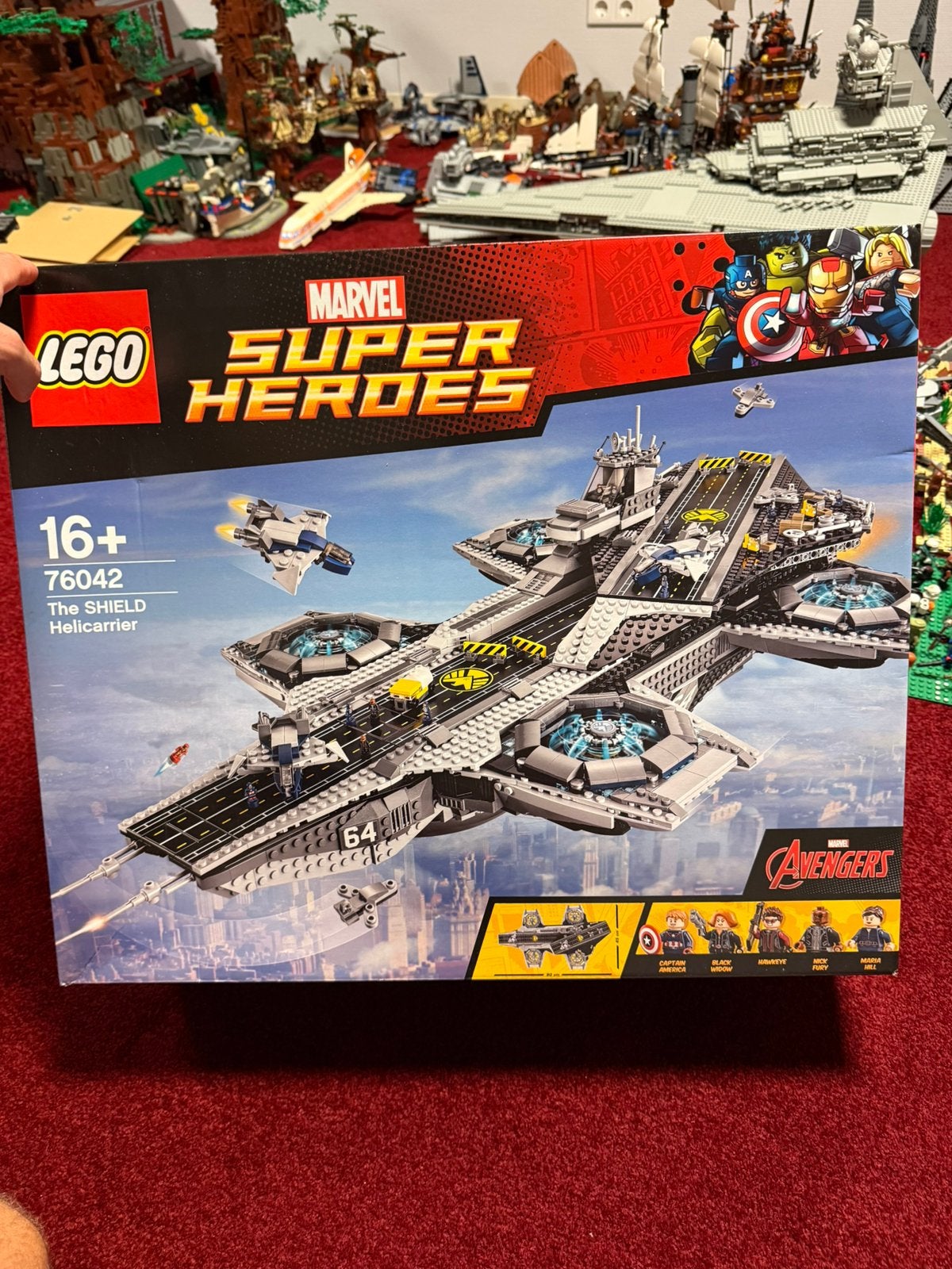 LEGO Marvel 76042 The SHIELD Helicarrier - Nieuw & Ongeopend, Inclusief accessoires, Marvel, Lego, Nieuw