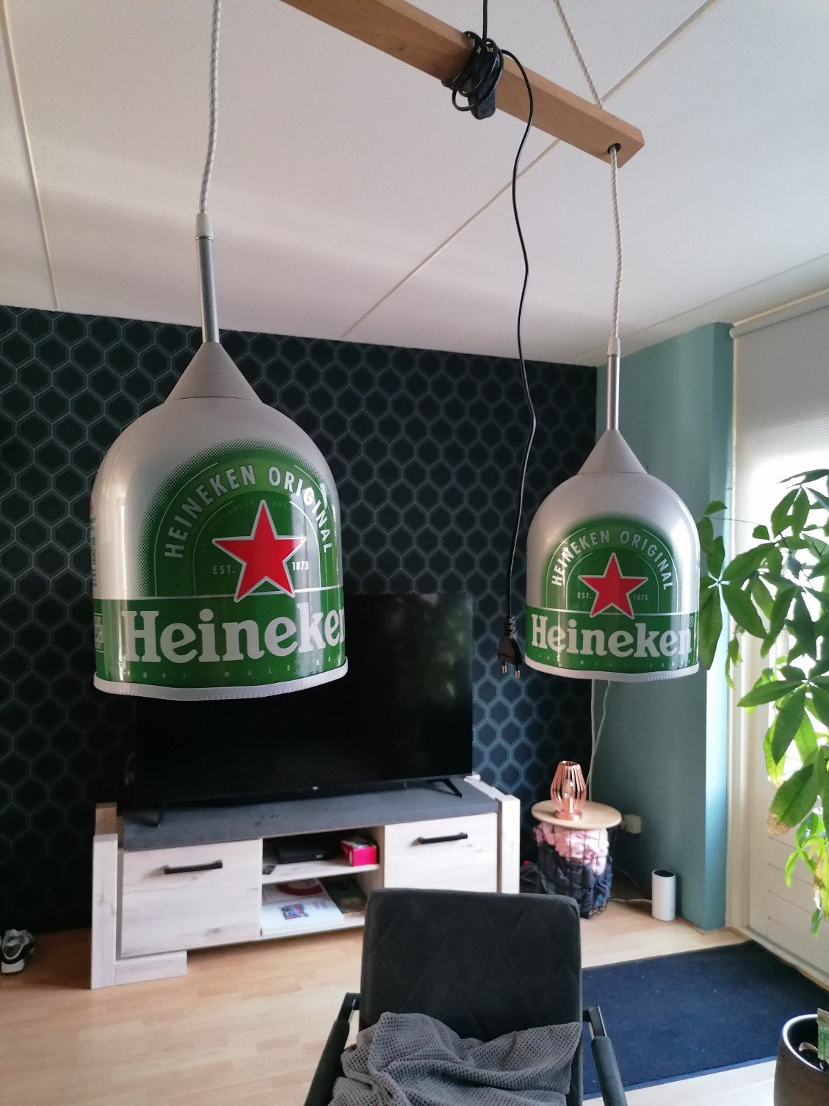 Heineken mancave lamp, Verzamelen, Ophalen, Overige typen, Heineken