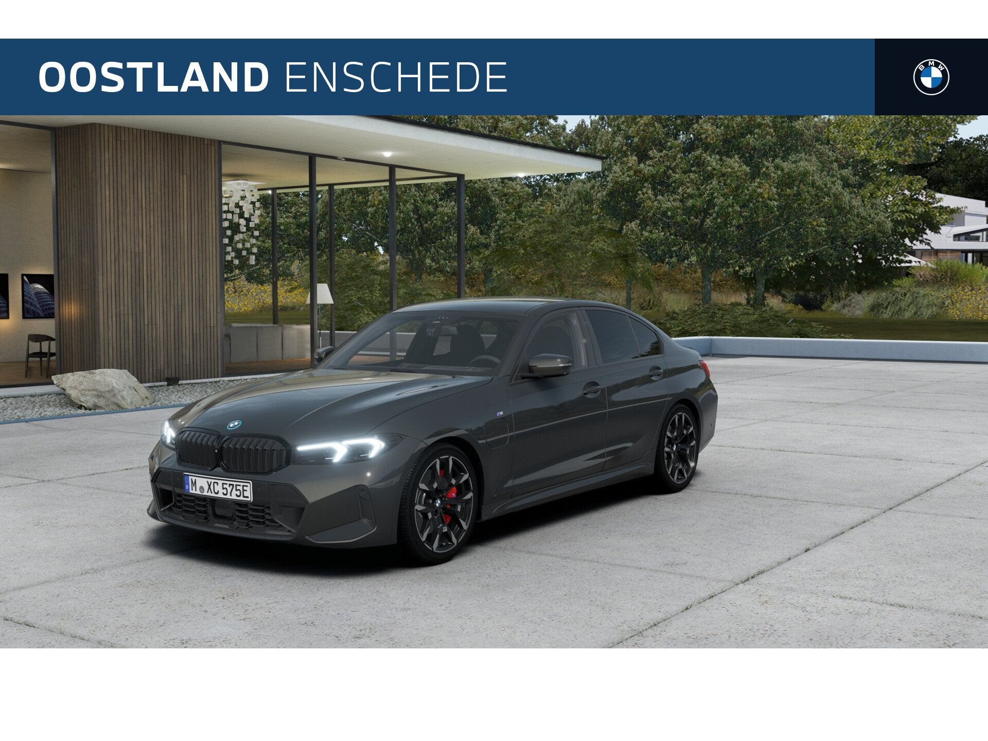 BMW 3 Serie 330e M Sport Automaat / Trekhaak / Sportstoelen, Automaat, Achterwielaandrijving, Zwart, 4 cilinders