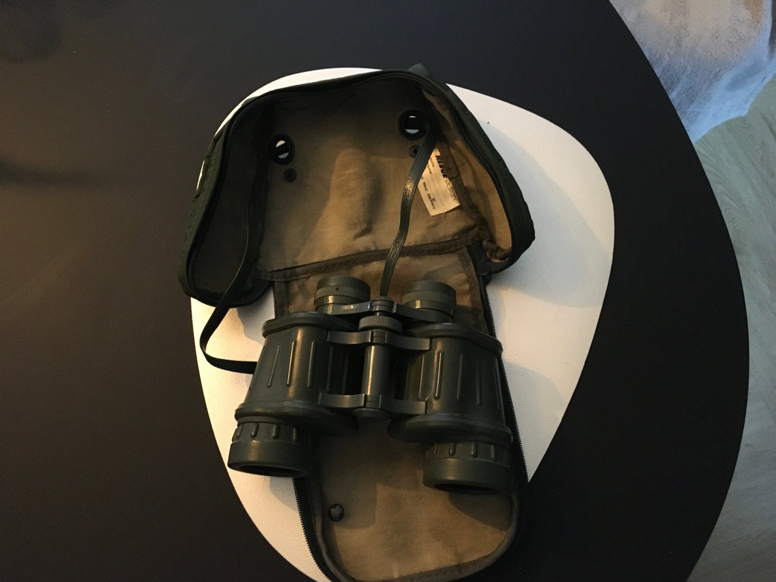 Revue Design verrekijker 8x40 met tas - Made in West Germany, Gebruikt, 8 tot 12x, Met hoes of tas, Porro (met knik)