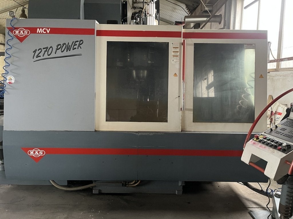 Machining center (vertical) MAS MCV 1270 POWER, Ophalen, Gebruikt, Metaal, Machine