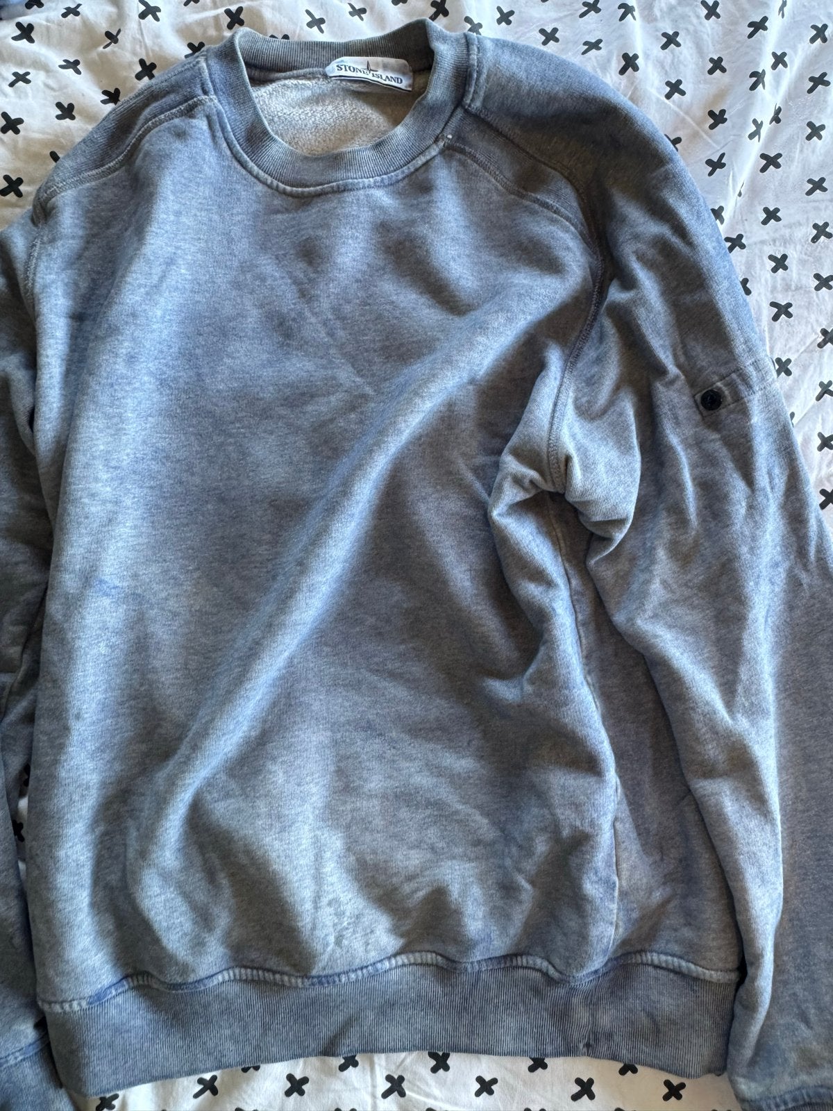 Stone Island Ghost trui - Maat M, Ophalen of Verzenden, Gedragen, Maat 48/50 (M), Grijs