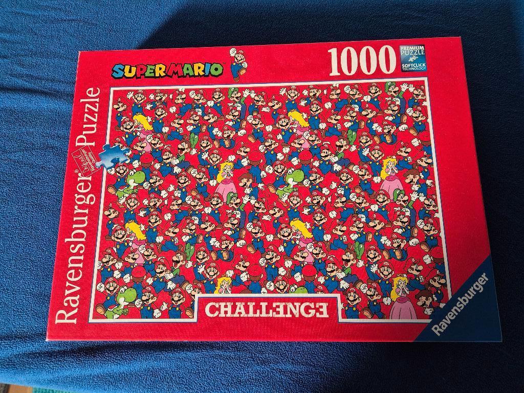 Ravensburger Impossible puzzel Mario Challenge, Ophalen of Verzenden, 500 t/m 1500 stukjes, Zo goed als nieuw, Legpuzzel