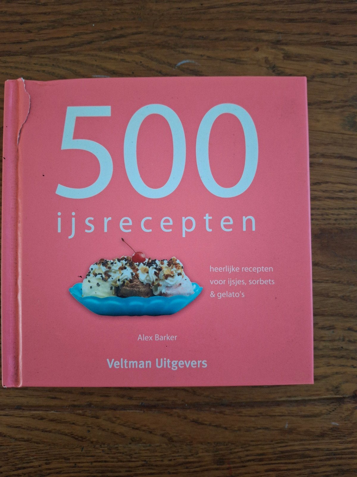 500 IJsrecepten Kookboek - IJsjes, Sorbets & Gelato, Ophalen of Verzenden, Zo goed als nieuw, Taart, Gebak en Desserts