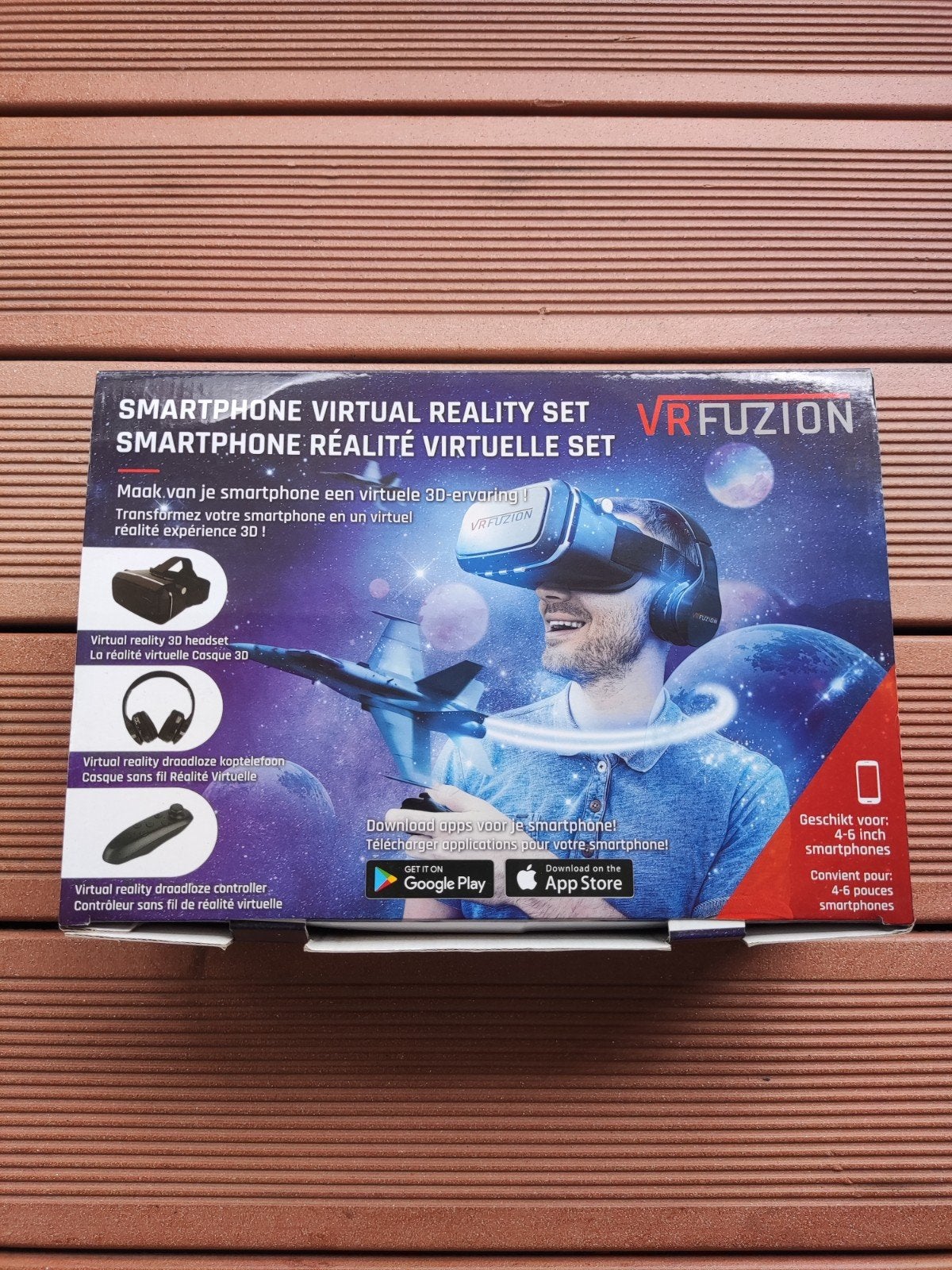 Smartphone virtual reality set, Spelcomputers en Games, Virtual Reality, Ophalen of Verzenden, Zo goed als nieuw, Telefoon
