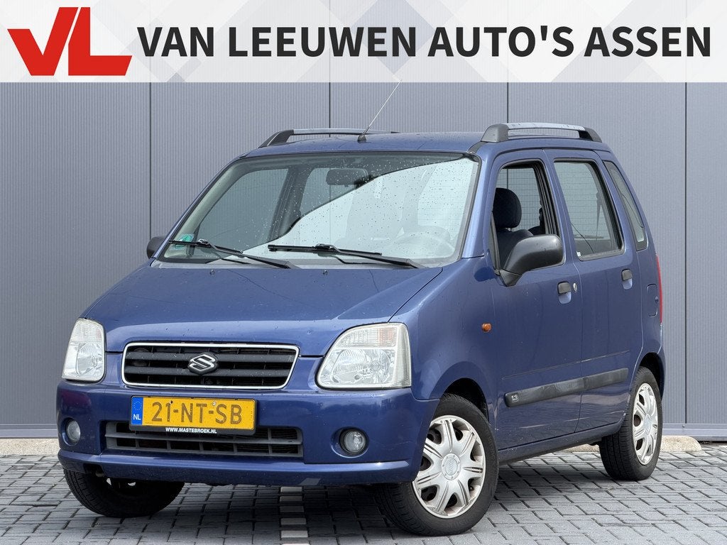 Suzuki Wagon R+ 1.3 GLS | Nieuw binnen | Elek ramen | Apk to, Voorwielaandrijving, Stof, Zwart, 4 cilinders
