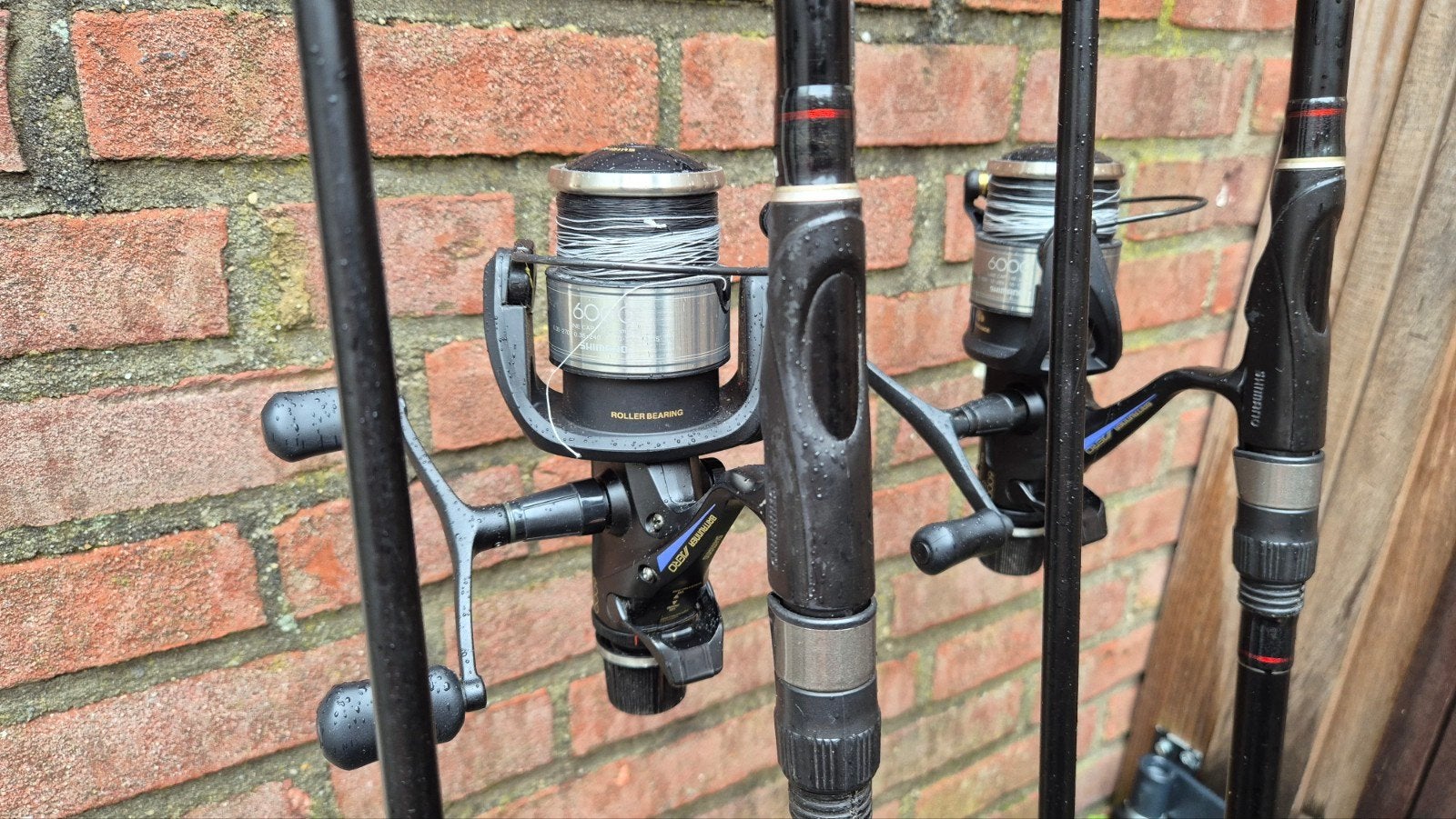 Karperset Shimano Baitrunner Aero 6000 GTE Molens en Hengels, Ophalen, Zo goed als nieuw, Complete hengel