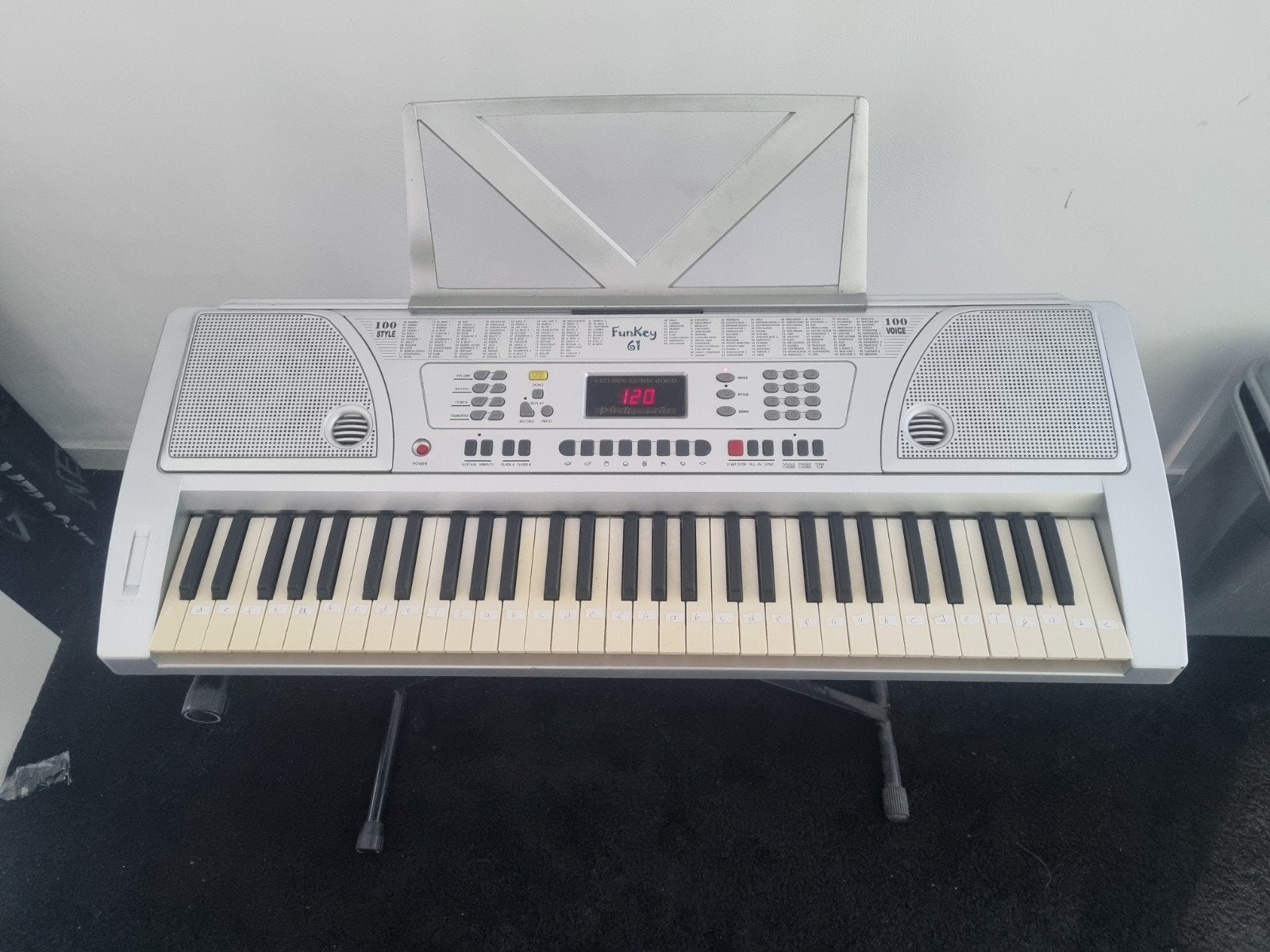 Funkey 61 Keyboard, Met standaard, Ophalen, Overige merken, 61 toetsen