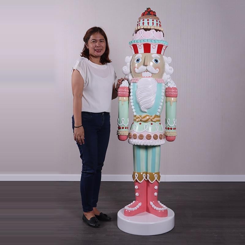 Notenkraker Candy Cake Hoogte 122 cm - Nutcracker, Diversen, Kerst, Ophalen, HorecaBeelden, Nieuw, HorecaBeelden