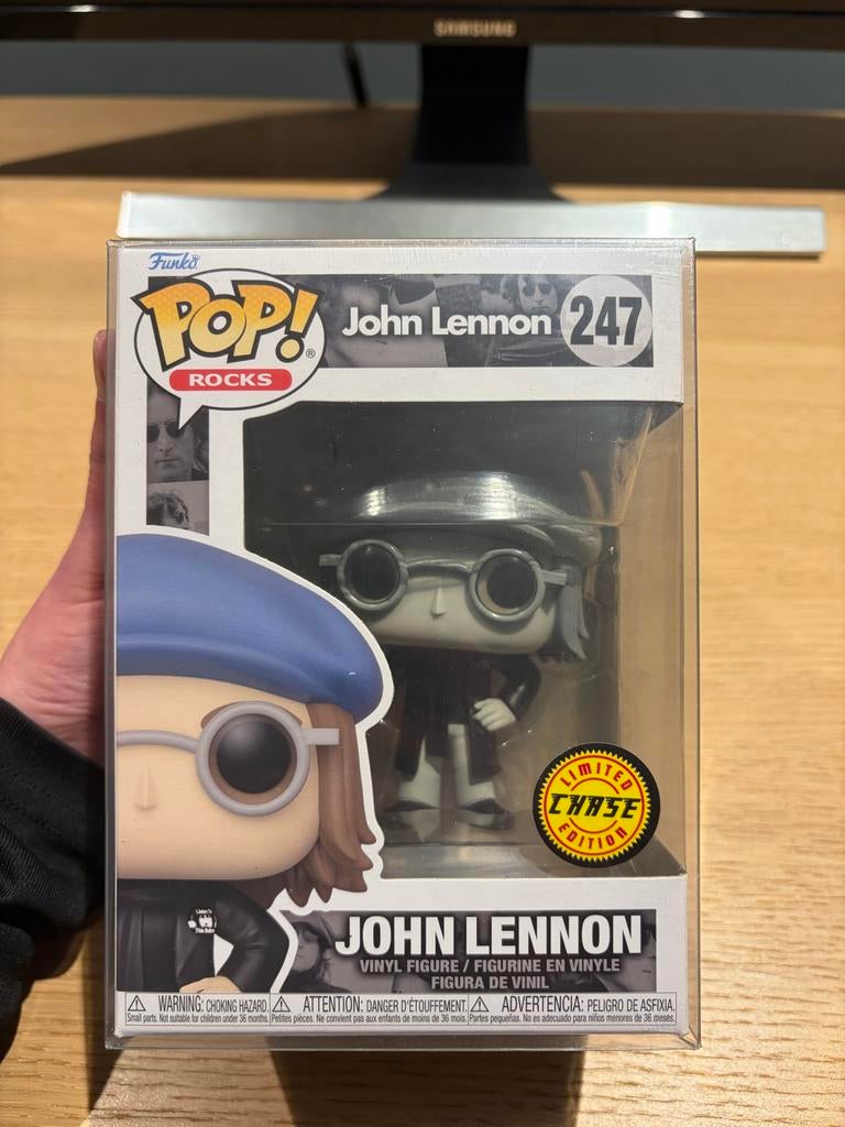Funko Pop! Rocks John Lennon #247 Chase Limited Edition, Kinderen en Baby's, Speelgoed | Actiefiguren, Nieuw, Ophalen of Verzenden