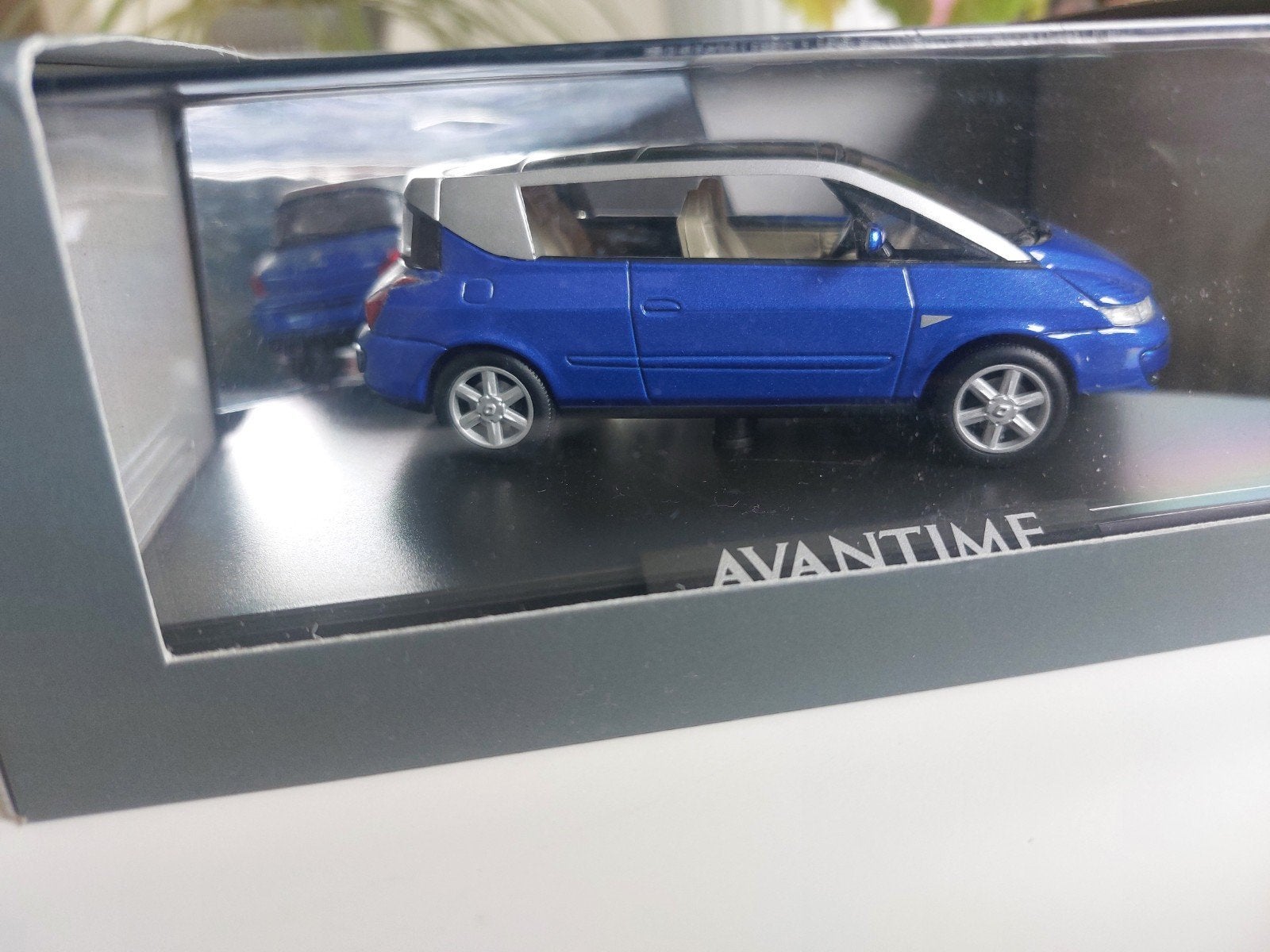 Renault Avantime blauw Norev, Ophalen of Verzenden, Zo goed als nieuw, Auto, Norev
