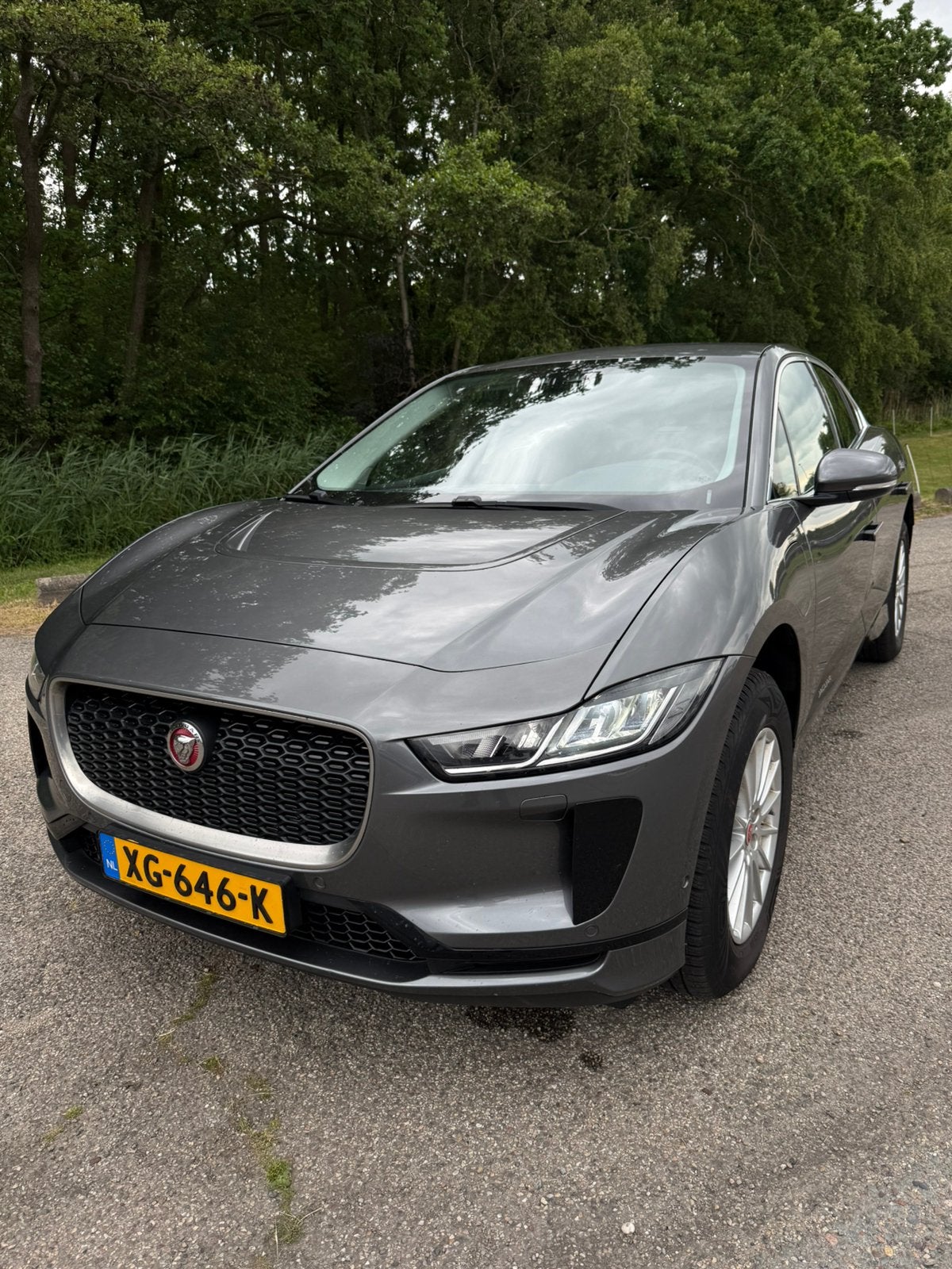Jaguar I-PACE Ev400 400pk AWD Aut 2018 Grijs, Auto's, Jaguar, I-PACE, Origineel Nederlands, Elektrisch, Vierwielaandrijving