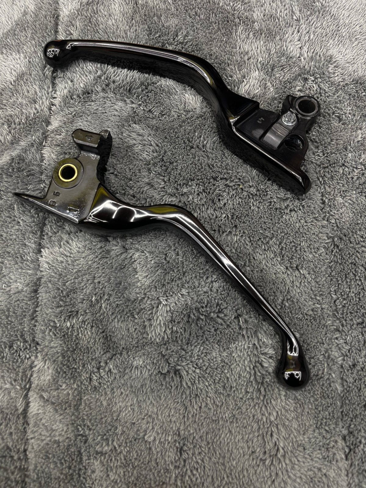 OEM Harley Davidson FXLRST Low Rider ST zwarte hendel set, Ophalen of Verzenden, Gebruikt