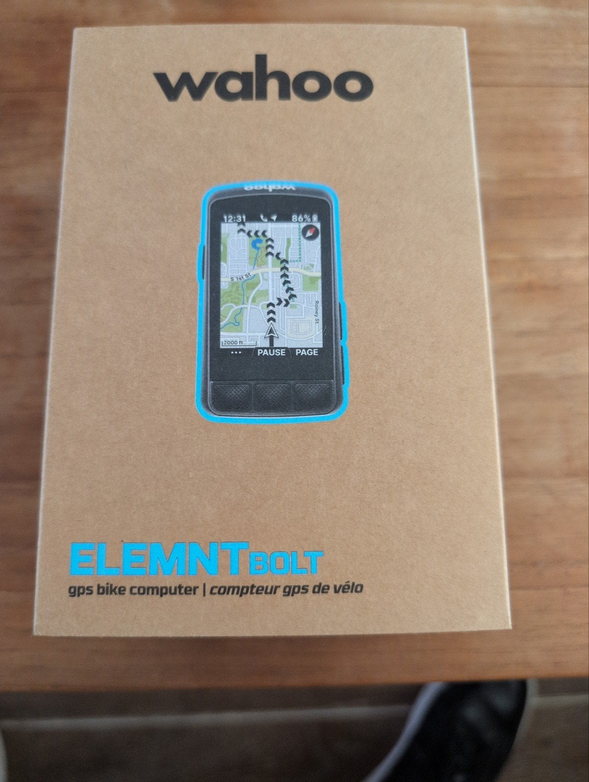 Wahoo ELEMNT BOLT 3, Fietsen en Brommers, Fietsaccessoires | Fietscomputers, Verzenden, Hartslagsensor, Nieuw