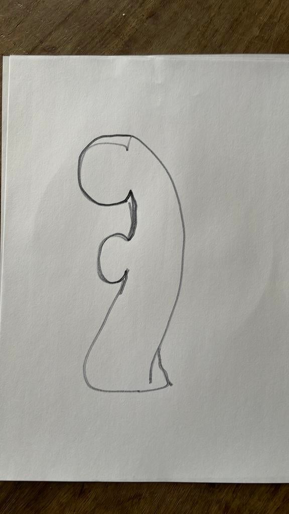 GEZOCHT: Abstract stenen beeld ‘Vader en Dochter’ (± 50 cm), Ophalen